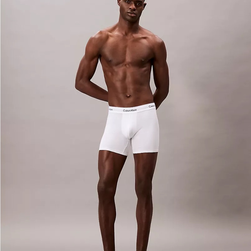 Calvin Klein Cotton Stretch Boxer Briefs - White Size XL NWB